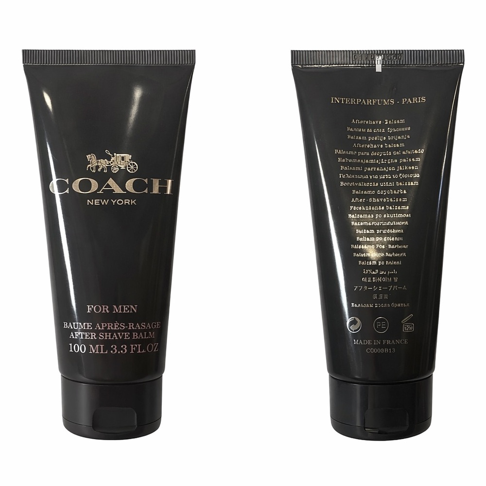 Coach Black After Shave Balm for Men - Picture 2 of 2